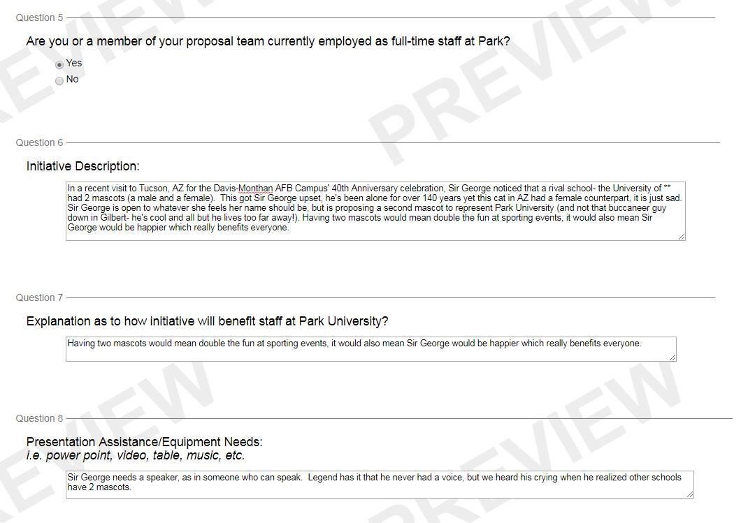 Example Form - Main View | Think Tank Example Form | Think Tank ...