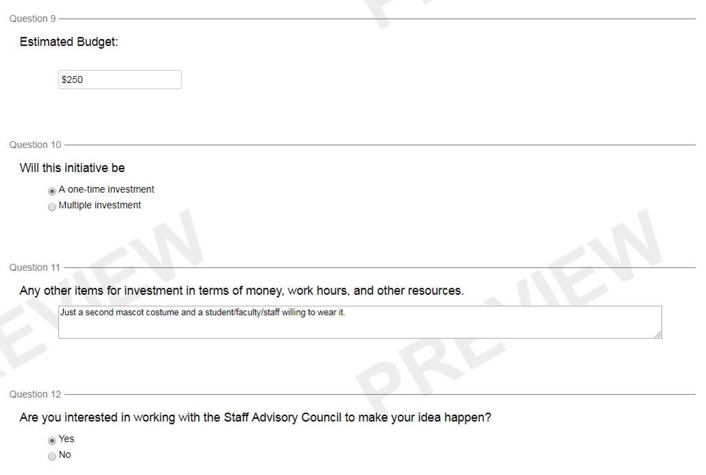Example Form - Main View | Think Tank Example Form | Think Tank ...